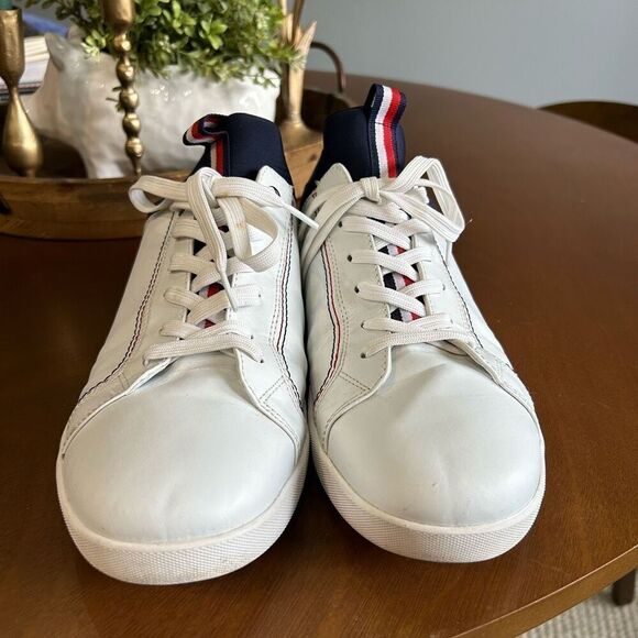 Tommy Hilfiger Tevant navy blue white mens sneaker‎ size 12 - Picture 2 of 11